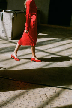 Camila in Rojo Leather